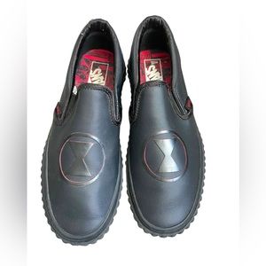 VANS x Marvel Black Widow Slip-on Sneakers Side Men’s 4.5/Women’s 6